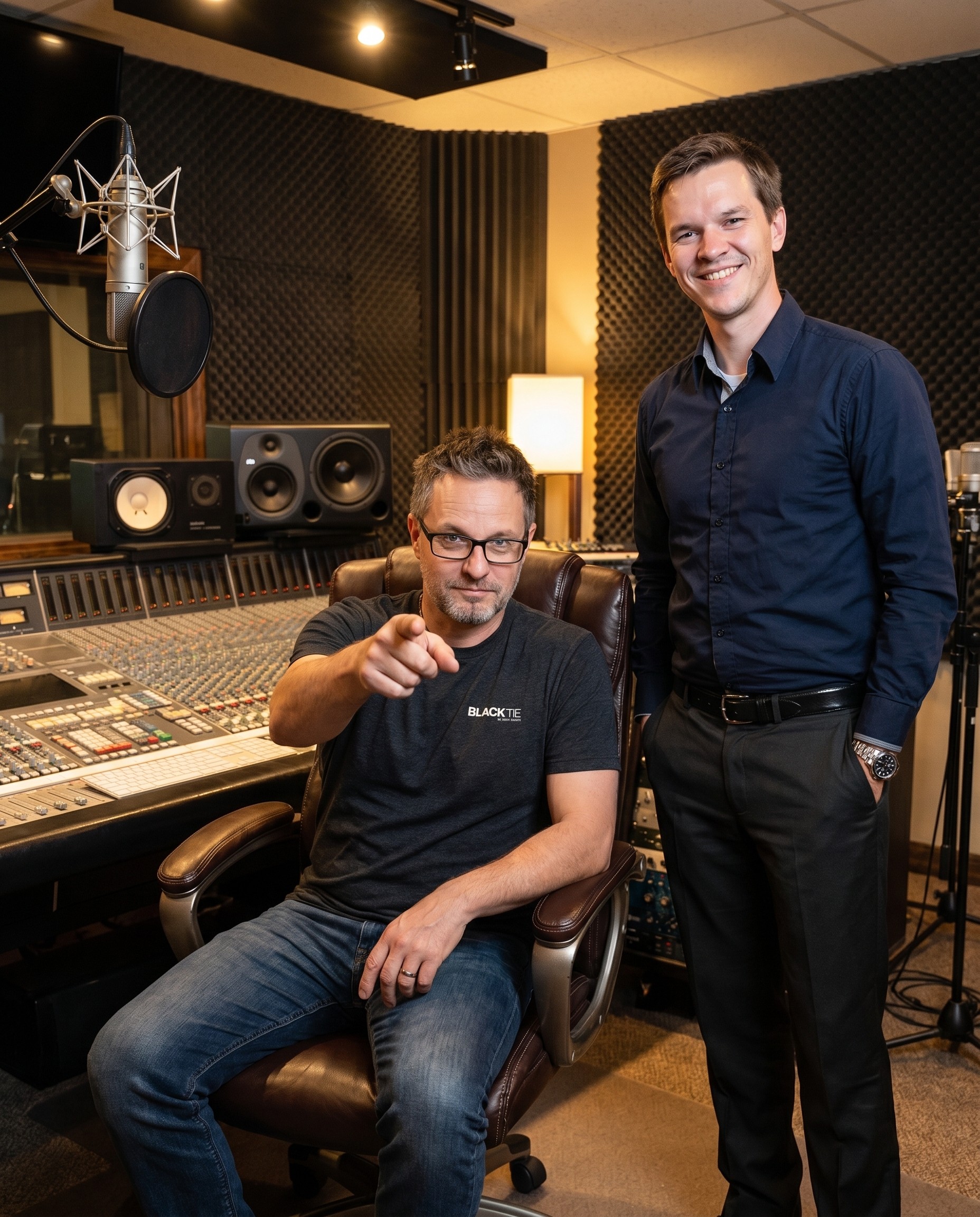 Ray Johnson and Michael Polk — veteran music producers